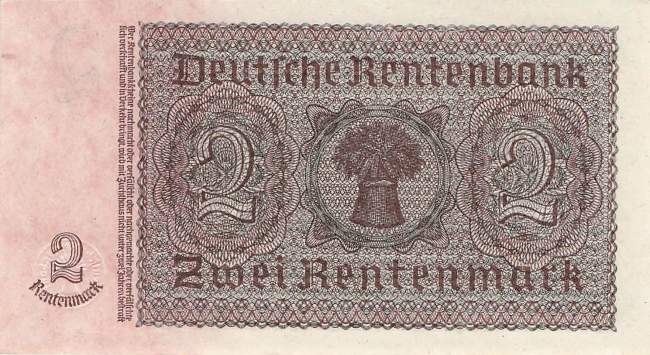 2 Rentenmark 1937